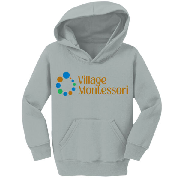 Village Montessori Printed - Toddler Core Fleece Pullover Hooded Sweatshirt Thumbnail