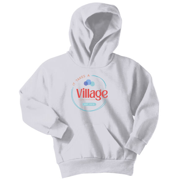 Village Montessori Printed - Youth Core Fleece Pullover Hooded Sweatshirt Thumbnail